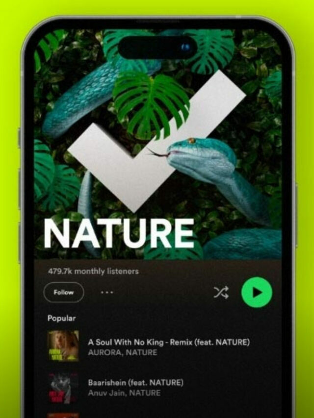 ‘Nature’ Has Now Been Listed As An Artist On Spotify